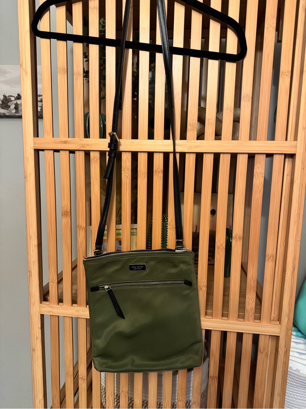 Kate Spade Olive Green Crossbody Bag